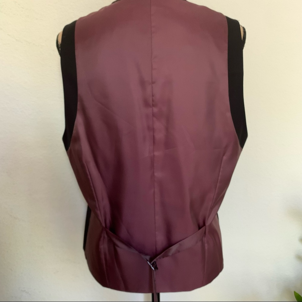 Mens Black Topman Slimfit Suit. - Picture 6 of 16